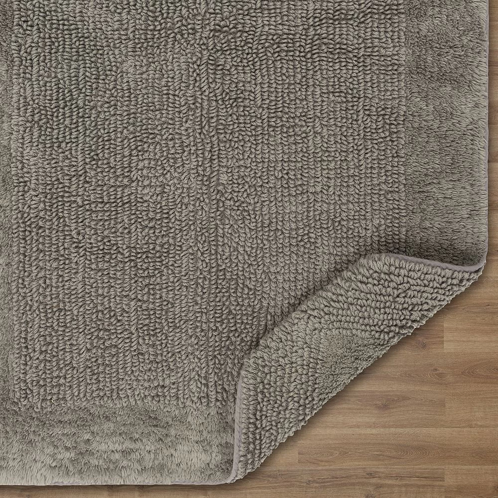 Sonoma Goods For Life® Cotton Reversible Solid Border Bath Rug Runner 4 Sonoma Goods For Life® Cotton Reversible Solid Border Bath Rug Runner - Image 2