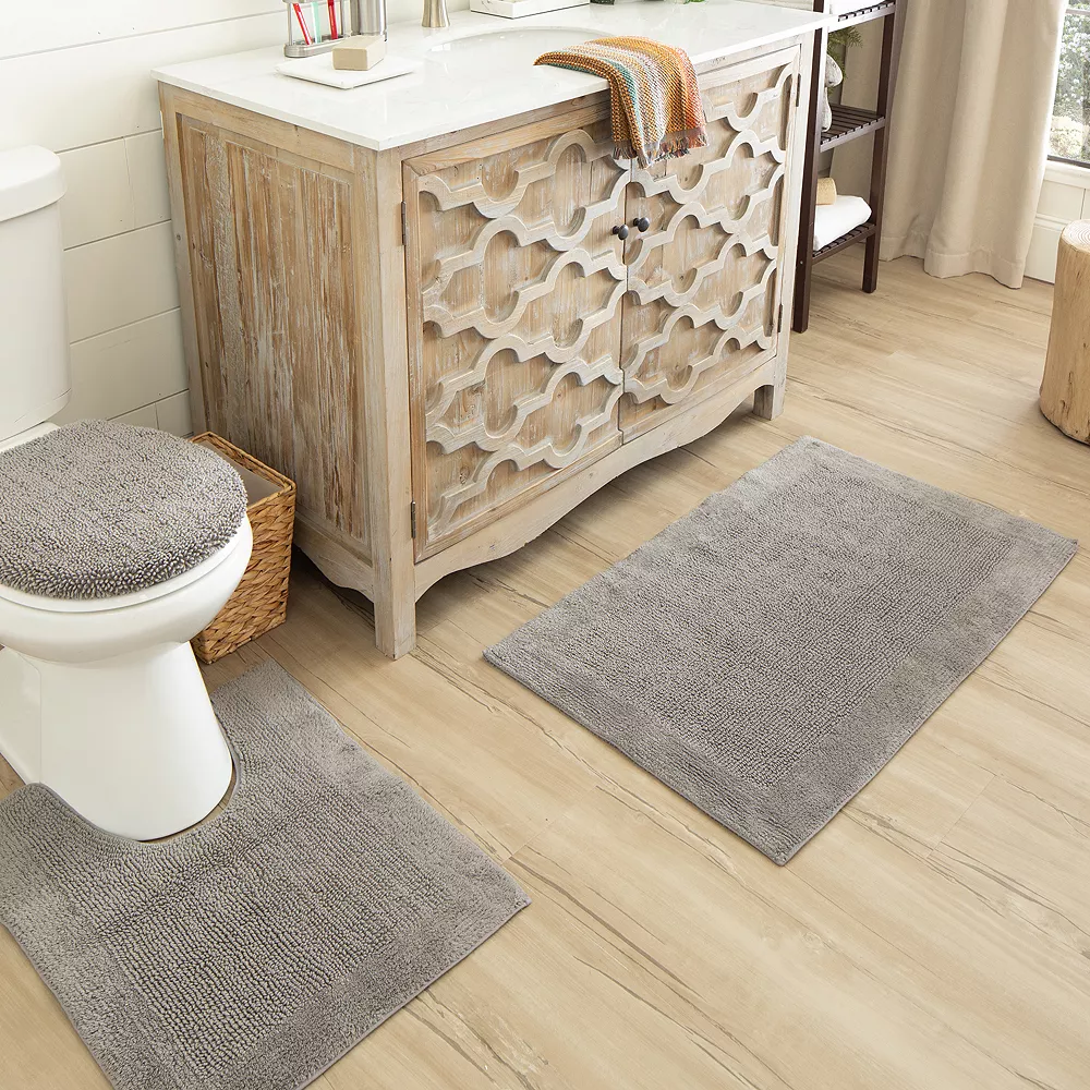 Sonoma Goods For Life® Cotton Reversible Solid Border Bath Rug Runner 8 Sonoma Goods For Life® Cotton Reversible Solid Border Bath Rug Runner - Image 6
