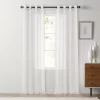 Sonoma Goods For Life® 1-Panel Crushed Voile Grommet Window Curtain 2 Sonoma Goods For Life® 1-Panel Crushed Voile Grommet Window Curtain -Sonoma Goods For Life ® Sales Store 3285815 Ivory