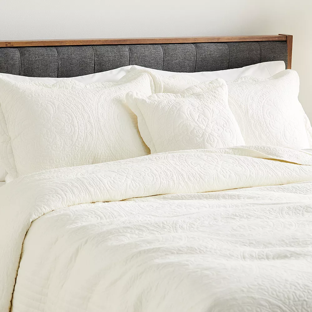 Sonoma Goods For Life® Heritage Solid Bedspread Or Sham 4 Sonoma Goods For Life® Heritage Solid Bedspread Or Sham - Image 2