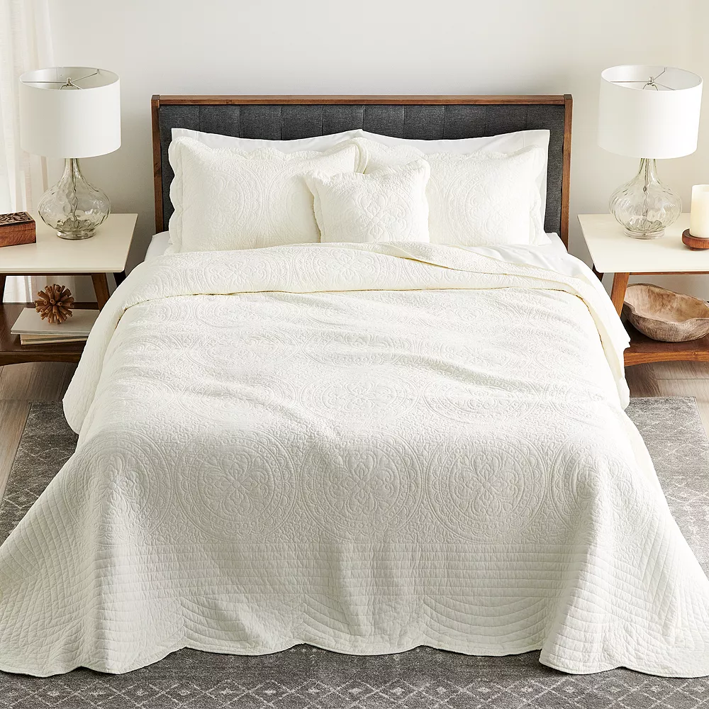 Sonoma Goods For Life® Heritage Solid Bedspread Or Sham 3 Sonoma Goods For Life® Heritage Solid Bedspread Or Sham