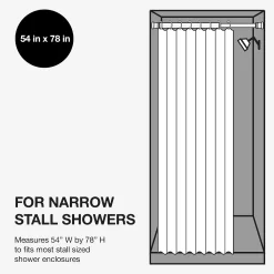 Sonoma Goods For Life® Medium Weight PEVA Stall Shower Curtain Liner -Sonoma Goods For Life ® Sales Store 3363247 ALT4