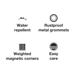 Sonoma Goods For Life® Medium Weight Fabric Shower Curtain Liner 9 Sonoma Goods For Life® Medium Weight Fabric Shower Curtain Liner -Sonoma Goods For Life ® Sales Store 3384209 ALT3