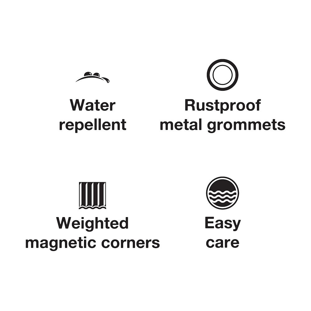 Sonoma Goods For Life® Medium Weight Fabric Shower Curtain Liner 6 Sonoma Goods For Life® Medium Weight Fabric Shower Curtain Liner - Image 4