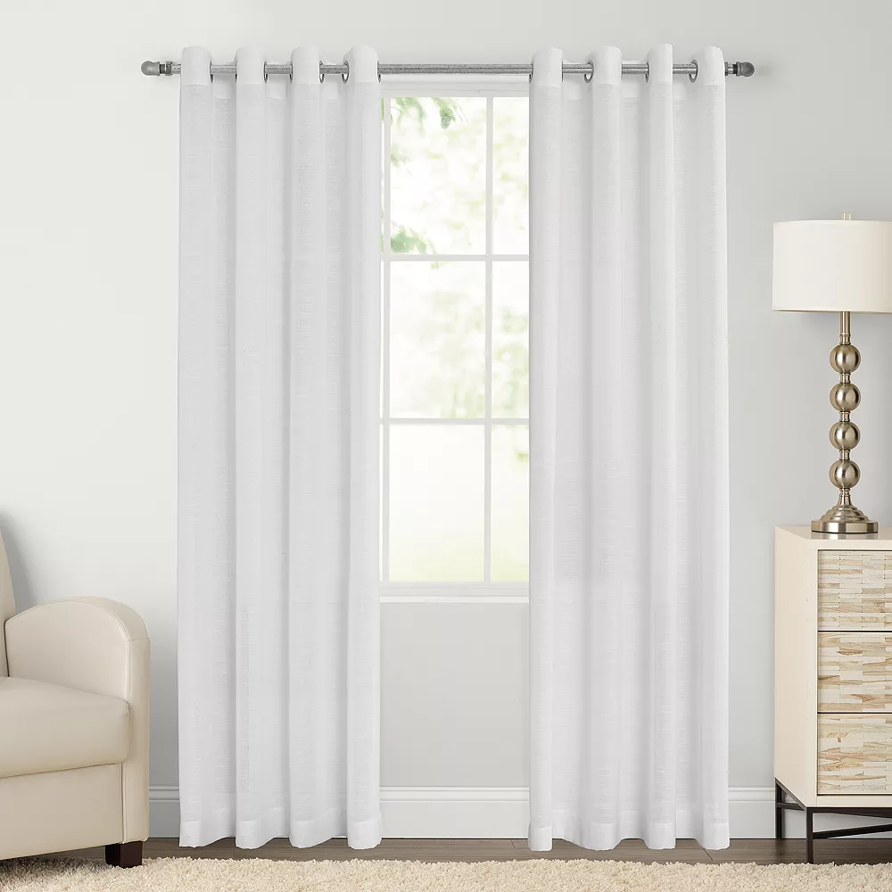 Sonoma Goods For Life® 2-pack Ayden Sheer Window Curtain 3 Sonoma Goods For Life® 2-pack Ayden Sheer Window Curtain