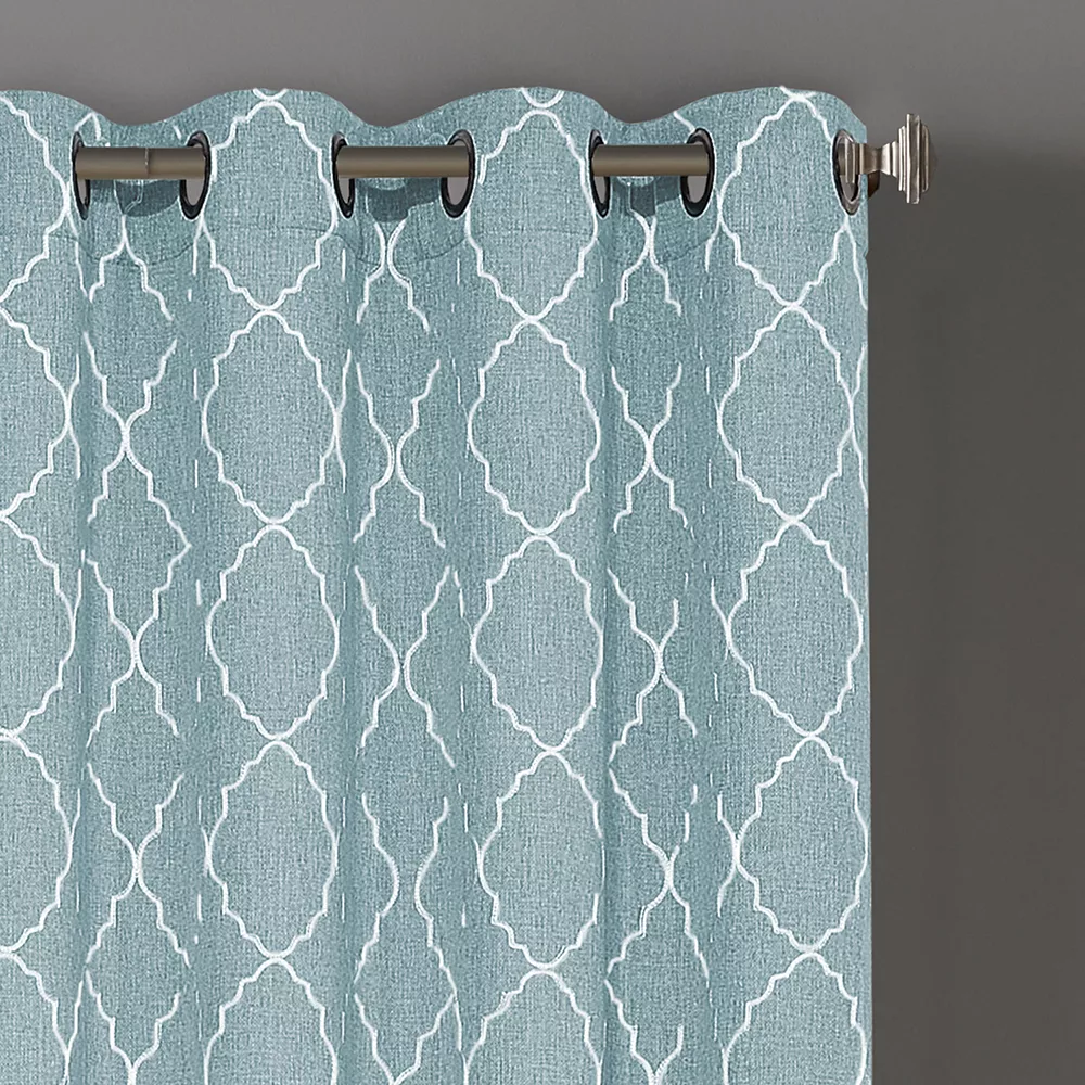 Sonoma Goods For Life® 2-pack Embroidered Dynasty Blackout Curtain 5 Sonoma Goods For Life® 2-pack Embroidered Dynasty Blackout Curtain - Image 3