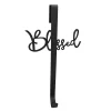Sonoma Goods For Life® Black "Blessed" Wreath Holder -Sonoma Goods For Life ® Sales Store 3944011