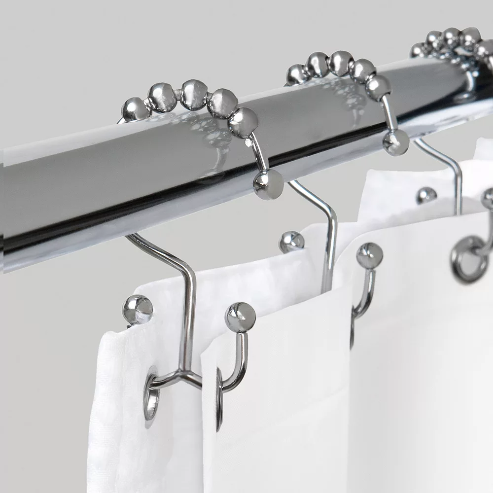 Sonoma Goods For Life® Double Roller Glide Shower Curtain Hooks 4 Sonoma Goods For Life® Double Roller Glide Shower Curtain Hooks - Image 2