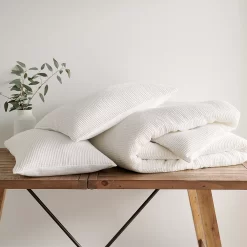 Sonoma Goods For Life® Andorra Waffle Duvet Set With Shams -Sonoma Goods For Life ® Sales Store 5041569 ALT3