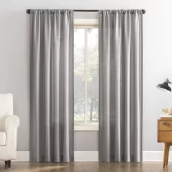 Sonoma Goods For Life® Recycled Polyester Vertical Stripe Sheer Window Curtain