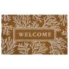 Sonoma Goods For Life® Coral "Welcome" Coir Doormat - 18'' X 30'' -Sonoma Goods For Life ® Sales Store 5253374