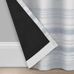 Sonoma Goods For Life® Ultimate Performance 2-Pack Blue Border 100% Blackout Curtain -Sonoma Goods For Life ® Sales Store 5483438 ALT2