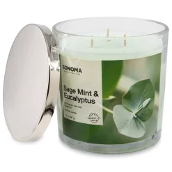 Sonoma Goods For Life® Sage Mint & Eucalyptus 14-oz. Candle Jar -Sonoma Goods For Life ® Sales Store 5494081 ALT