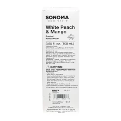 Sonoma Goods For Life® White Peach & Mango Reed Diffuser 11-piece Set 7 Sonoma Goods For Life® White Peach & Mango Reed Diffuser 11-piece Set -Sonoma Goods For Life ® Sales Store 5529585 ALT2