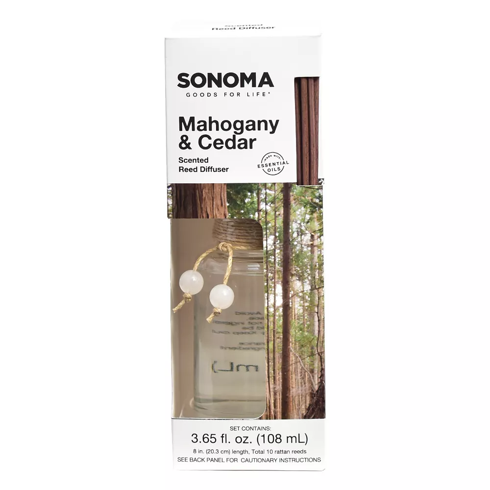 Sonoma Goods For Life® Mahogany & Cedar Reed Diffuser 11-piece Set 4 Sonoma Goods For Life® Mahogany & Cedar Reed Diffuser 11-piece Set - Image 2