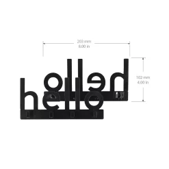 Sonoma Goods For Life® Hello 4-Hook Wall Decor -Sonoma Goods For Life ® Sales Store 5548132 ALT3