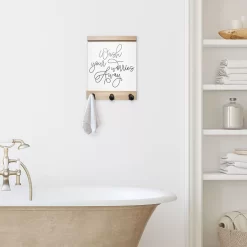 Sonoma Goods For Life® Wash Your Worries Away 3-Hook Laundry Wall Decor -Sonoma Goods For Life ® Sales Store 5569602 ALT