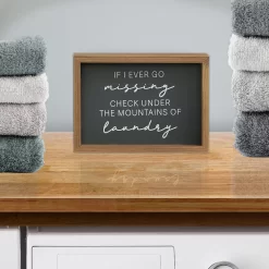 Sonoma Goods For Life® Mountains Of Laundry Caption Art Box -Sonoma Goods For Life ® Sales Store 5625962 ALT