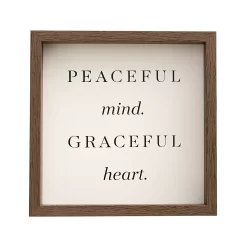 Sonoma Goods For Life® Peaceful Mind & Grateful Heart Caption Art Box