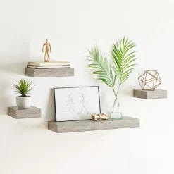 Sonoma Goods For Life® Gray Wash Ledge Wall Shelf 4-piece Set -Sonoma Goods For Life ® Sales Store 5626524 ALT