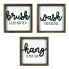 Sonoma Goods For Life® Brush Wash Hang Bathroom Wall Decor 3-piece Set 2 Sonoma Goods For Life® Brush Wash Hang Bathroom Wall Decor 3-piece Set -Sonoma Goods For Life ® Sales Store 5635993