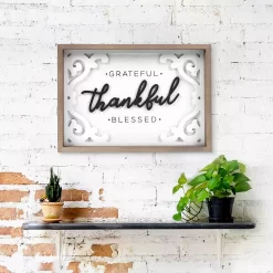 Sonoma Goods For Life® Grateful Thankful Blessed Wall Decor 7 Sonoma Goods For Life® Grateful Thankful Blessed Wall Decor -Sonoma Goods For Life ® Sales Store 5635998 ALT