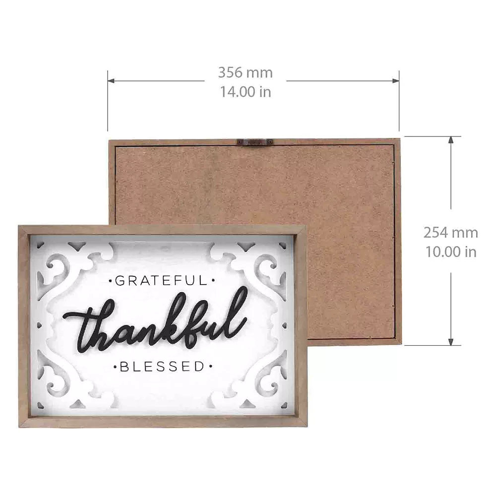 Sonoma Goods For Life® Grateful Thankful Blessed Wall Decor 5 Sonoma Goods For Life® Grateful Thankful Blessed Wall Decor - Image 3