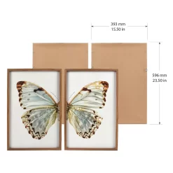 Sonoma Goods For Life® Butterfly Framed Wall Art 2-piece Set -Sonoma Goods For Life ® Sales Store 5636627 ALT4