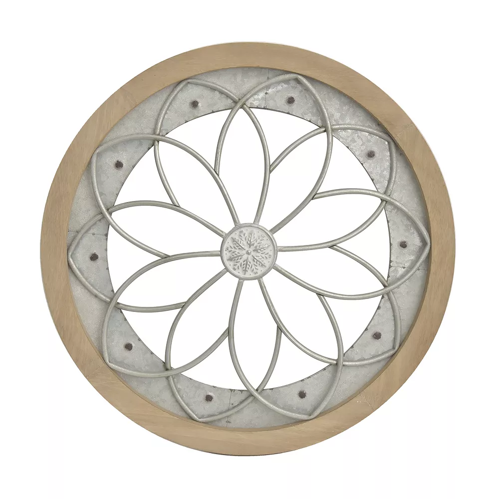 Sonoma Goods For Life® Mixed Material Flower Wall Medallion 3 Sonoma Goods For Life® Mixed Material Flower Wall Medallion