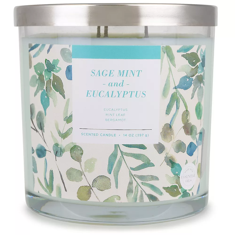 Sonoma Goods For Life® Sage Mint & Eucalyptus 14-oz. Candle Jar 3 Sonoma Goods For Life® Sage Mint & Eucalyptus 14-oz. Candle Jar