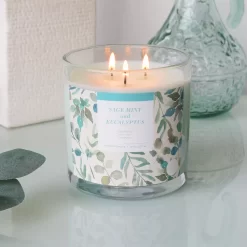 Sonoma Goods For Life® Sage Mint & Eucalyptus 14-oz. Candle Jar 7 Sonoma Goods For Life® Sage Mint & Eucalyptus 14-oz. Candle Jar -Sonoma Goods For Life ® Sales Store 5660130 ALT