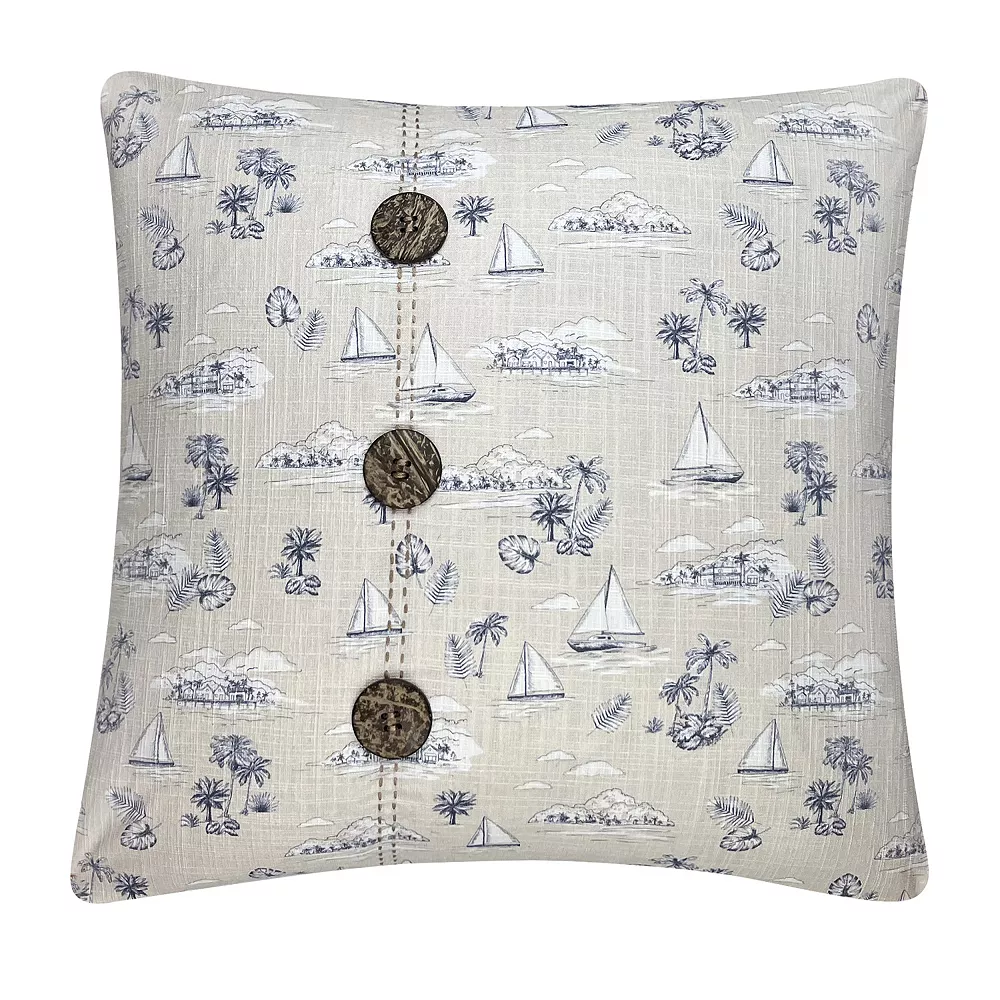 Sonoma Goods For Life® Seaside Toile Feather Fill Throw Pillow 3 Sonoma Goods For Life® Seaside Toile Feather Fill Throw Pillow