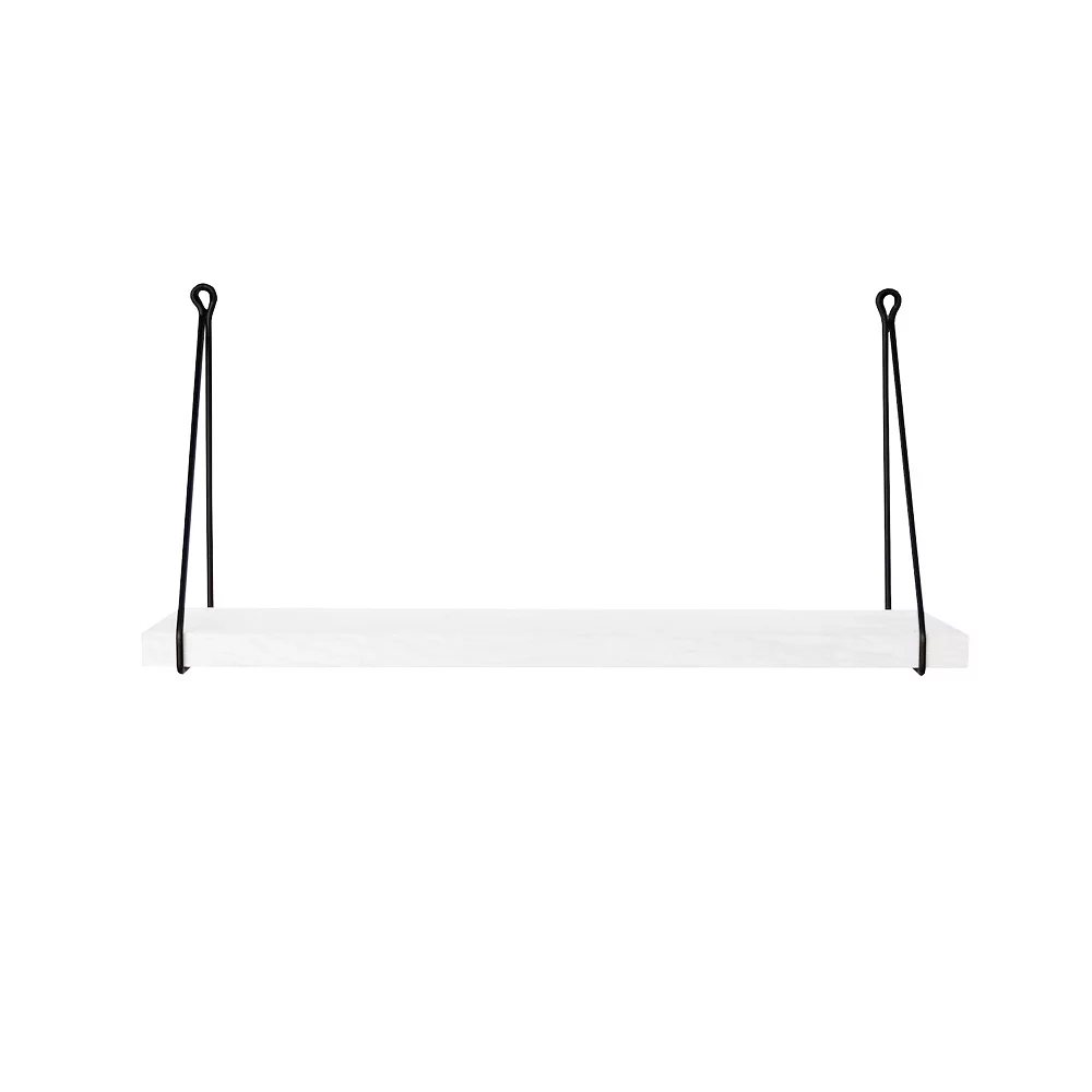 Sonoma Goods For Life® White & Metal Shelf 3 Sonoma Goods For Life® White & Metal Shelf