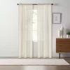 Sonoma Goods For Life® Open Weave Stripe Sheer Set Of 2 Window Curtain Panels -Sonoma Goods For Life ® Sales Store 5724156 Linen