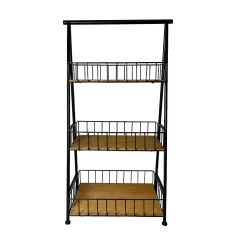 Sonoma Goods For Life® 3-Tier Wood & Metal Basket Shelf 9 Sonoma Goods For Life® 3-Tier Wood & Metal Basket Shelf -Sonoma Goods For Life ® Sales Store 5806678 ALT3