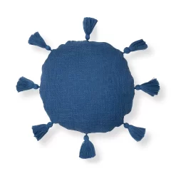 Sonoma Goods For Life® 16" Tassel Round Pillow