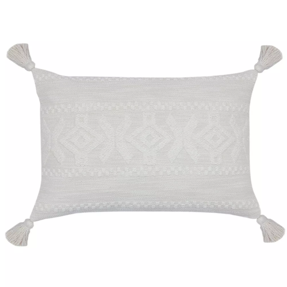 Sonoma Goods For Life® White Boho Embroidered Ultimate Feather Fill Throw Pillow 3 Sonoma Goods For Life® White Boho Embroidered Ultimate Feather Fill Throw Pillow