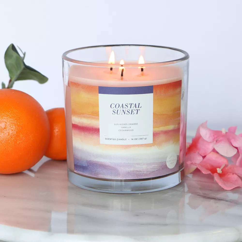 Sonoma Goods For Life® Coastal Sunset 14-oz. Candle Jar 4 Sonoma Goods For Life® Coastal Sunset 14-oz. Candle Jar - Image 2