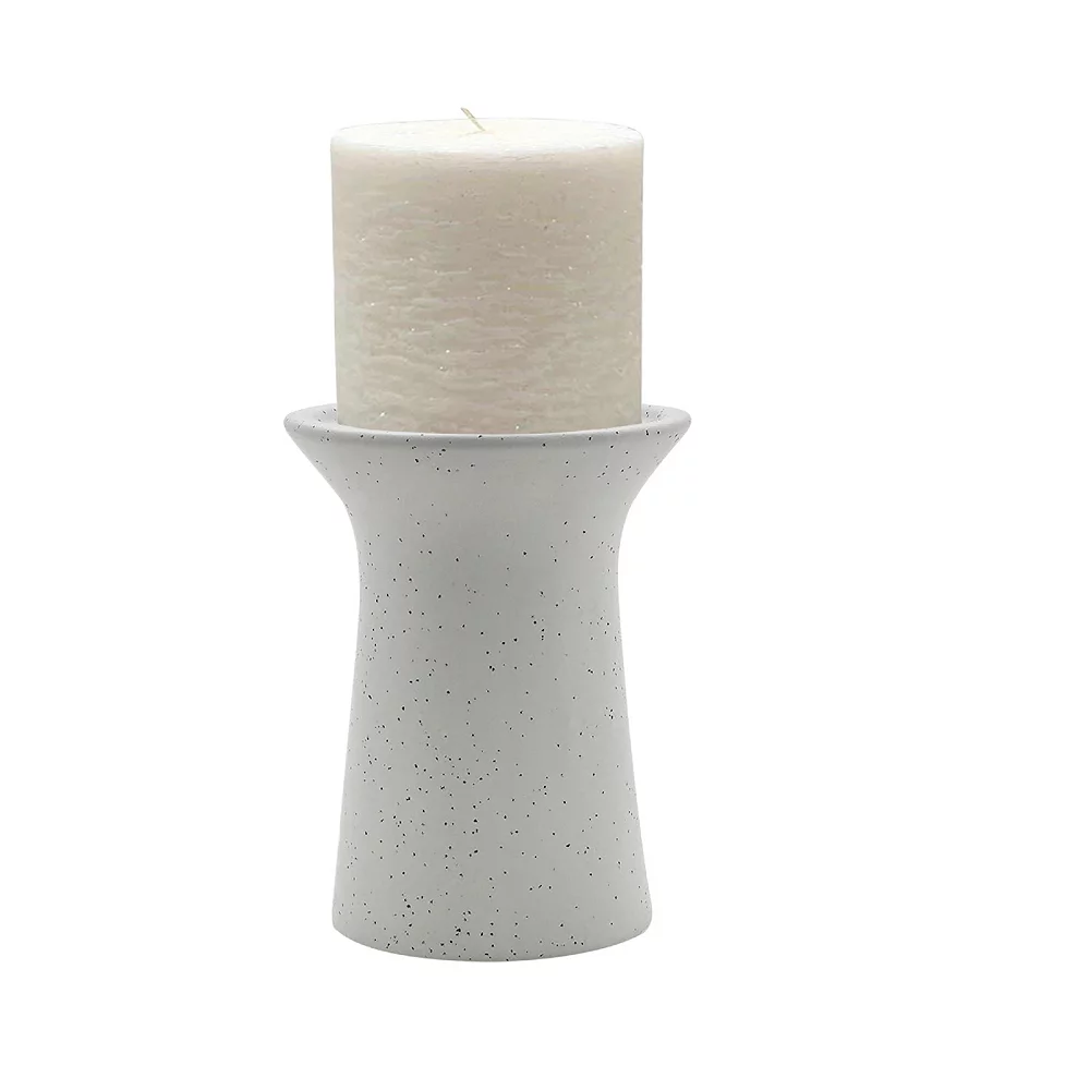 Sonoma Goods For Life® Speckled Pillar Candle Holder Table Decor 4 Sonoma Goods For Life® Speckled Pillar Candle Holder Table Decor - Image 2
