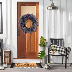 Sonoma Goods For Life® Artificial Violet Lavender Hyacinth Wreath -Sonoma Goods For Life ® Sales Store 5899500 ALT
