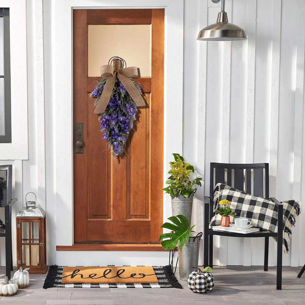 Sonoma Goods For Life® Artificial Violet Lavender Teardrop Wall Decor 4 Sonoma Goods For Life® Artificial Violet Lavender Teardrop Wall Decor - Image 2