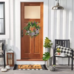 Sonoma Goods For Life® Asymmetrical Artificial Poppy Tulip Wreath -Sonoma Goods For Life ® Sales Store 5899522 ALT