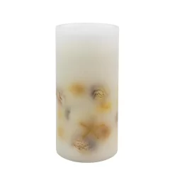Sonoma Goods For Life® LED Seashell Embedded Pillar Candle -Sonoma Goods For Life ® Sales Store 5901121 ALT