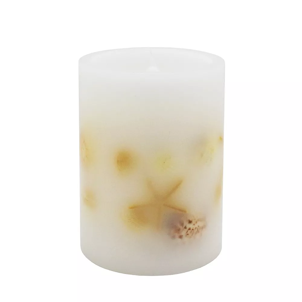 Sonoma Goods For Life® Seashell LED Short Pillar Candle 4 Sonoma Goods For Life® Seashell LED Short Pillar Candle - Image 2
