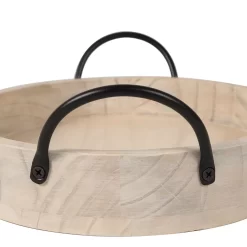 Sonoma Goods For Life® Wood & Black Metal Decorative Tray -Sonoma Goods For Life ® Sales Store 5902782 ALT2