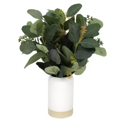 Sonoma Goods For Life® Artificial Eucalyptus In Ceramic Vase -Sonoma Goods For Life ® Sales Store 5902783 ALT