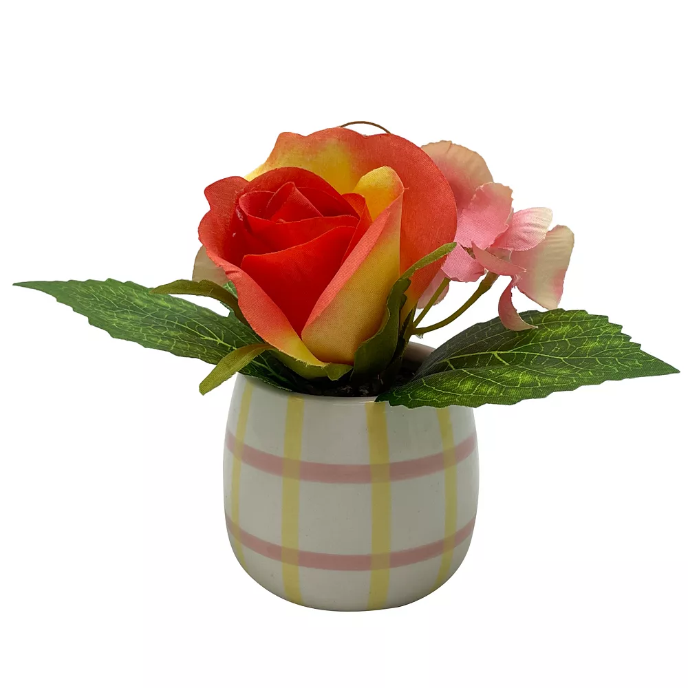 Sonoma Goods For Life® Artificial Hydrangea Planter 1-Photo Clip Table Decor 4 Sonoma Goods For Life® Artificial Hydrangea Planter 1-Photo Clip Table Decor - Image 2