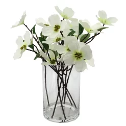 Sonoma Goods For Life® Artificial White Floral Arrangement Vase Table Decor -Sonoma Goods For Life ® Sales Store 5904674 ALT