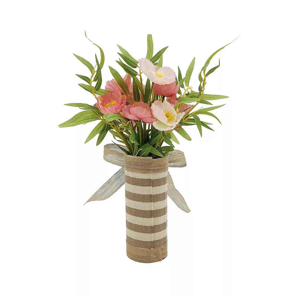 Sonoma Goods For Life® Artificial Pink Flower Arrangement Table Decor 4 Sonoma Goods For Life® Artificial Pink Flower Arrangement Table Decor - Image 2