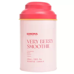 Sonoma Goods For Life® Tin Drink Collection Strawberry Mango 10-oz. Candle Jar